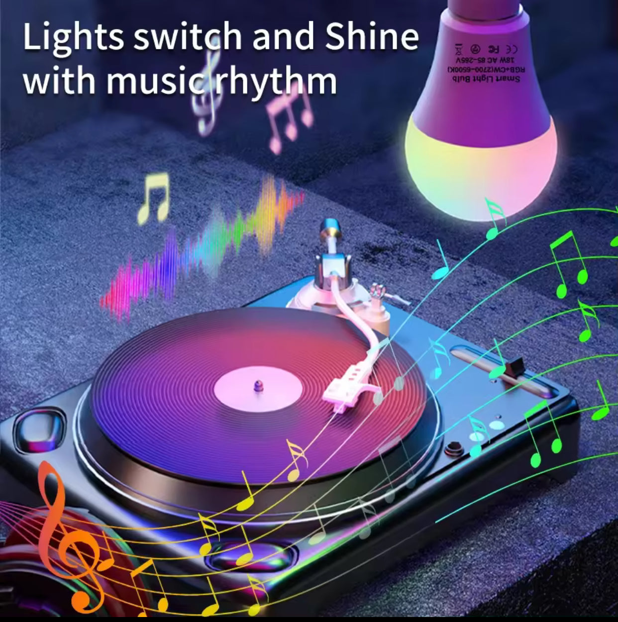 Tuya Smart WiFi Bulb RGB+CW+WW